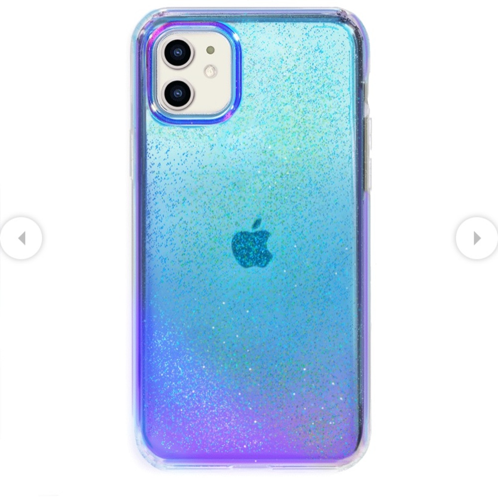 Glitter Nebula iPhone 11 Case by Velvet Caviar